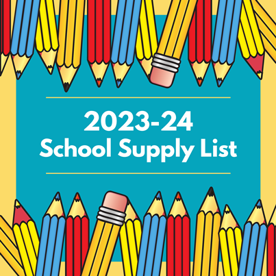 School Supply List - 2023-24 - General Events - Events 